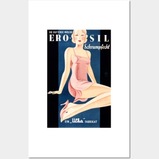 EROSIL German Skin Care Cream Lotion Cosmetics Advertisement Vintage Posters and Art